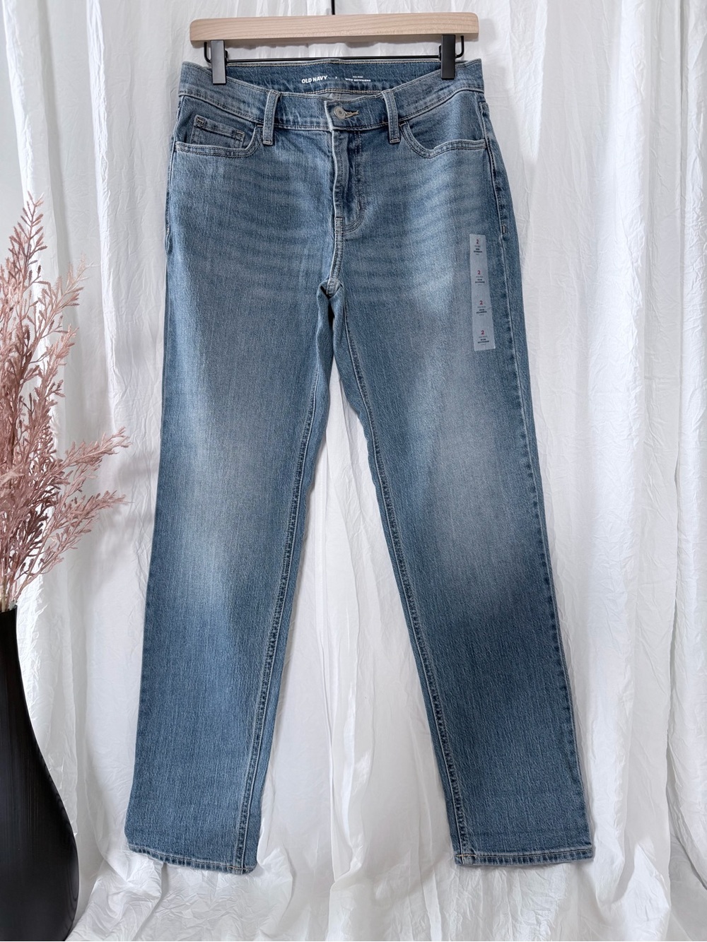 Old Navy Light Blue Mid Rise Wow Boyfriend Jeans